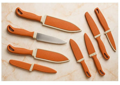 Stainless Steel Knife with cover (Pack of 6)